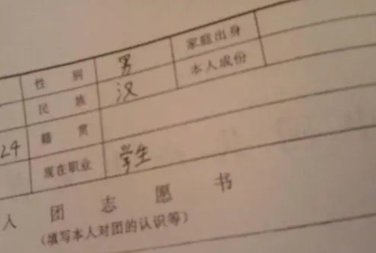 家庭出身怎么填