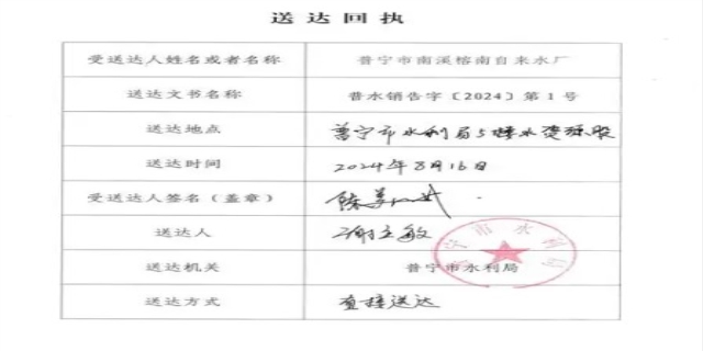 送达回证是什么意思